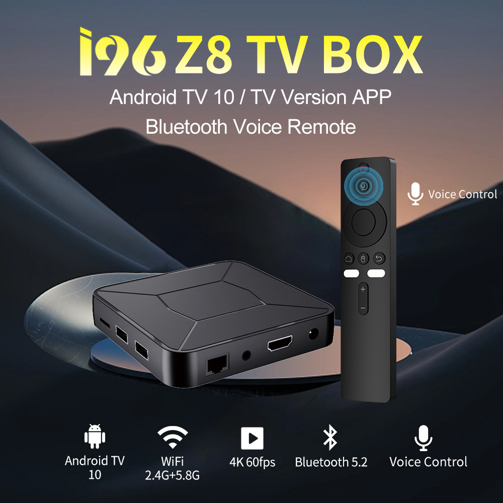 Newest Onn I96 Z8 Android TV Box - Android 10, 4K Resolution, 8K