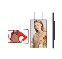 Écran LCD numérique ultra-fin de 32 pouces, moniteur publicitaire Android pour vitrine de magasin avec une luminosité élevée de 3000 cd/m2