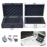 Boîte de présentation en métal pour carte classée en aluminium, boîte de présentation pour carte classée PSA/BGS/CGC, support de collection, protection et rangement