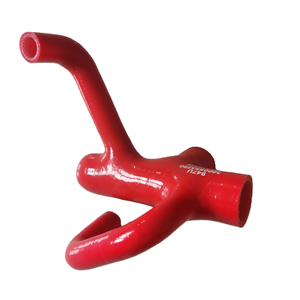 Manguera de radiador automotriz negra personalizada, superficie lisa, manguera de silicona de forma especial, corte personalizado para aplicaciones industriales - Product Image 2