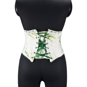 Luxe Lily Flower Print Shaping Band Adjustable Back Ribbon Waist Shaper Private Label Supportive <b>Corset</b> <b>Belt</b> for Boutique Brands - Product Image 5