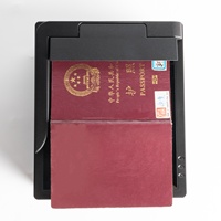 Interface USB de scanner de passeport électronique RFID automatique à grande vitesse pour le lecteur de documents de magasin de détail hors taxes de douane d'hôtel d'aéroport