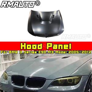 Capot avant compatible avec le modèle BMW Série 3 E90 M3, pour BMW Série 3 E90 M3 modèle 2005-2012, panneau de capot en fibre, kit carrosserie. - Product Image 2