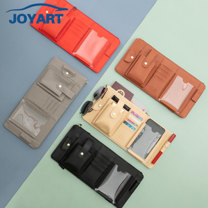 Accessoires intérieurs pour voiture : Porte-cartes, porte-lunettes et porte-stylo, porte-monnaie, sac <span class=keywords><strong>de</strong></span> rangement pour pare-soleil, organisateur <span class=keywords><strong>de</strong></span> rangement pour voiture - Product Image 1