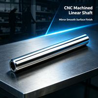 Tige de guidage linéaire en acier duplex F55 résistant à la corrosion, usinée CNC, polie miroir, chromée, fabriquée en usine à Jiangsu