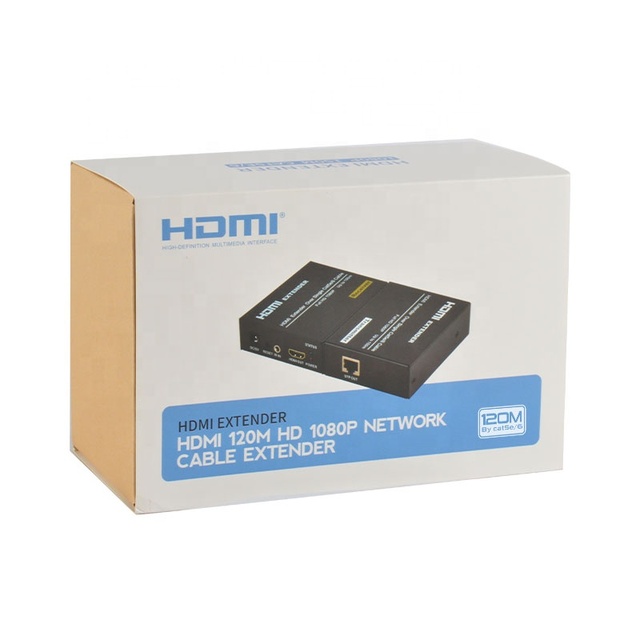 1080P HDMI Extender One to Many RX hdmi Transmitter Receiver Over IP for CAT6 up to Receiving 120m