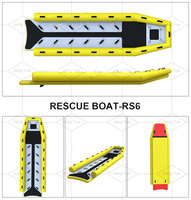 Prix usine Sauvetage Ponton Gonflable Bateau Plongée Robuste Grand Bateau De Sauvetage Gonflable En PVC À Vendre