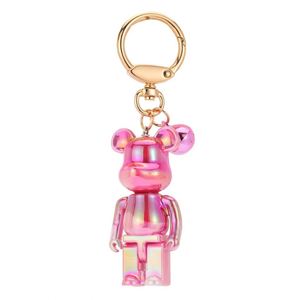 Llavero de acrílico con diseño de oso de dibujos animados, llavero de animal lindo para llaves de coche, accesorios de moda para llaves para mujeres y niñas - Product Image 6