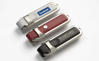 Clé USB 2.0 personnalisée OEM 8 Go, 16 Go, 32 Go, 64 Go 3.0 avec logo gravé, étui en cuir, cadeau promotionnel automobile