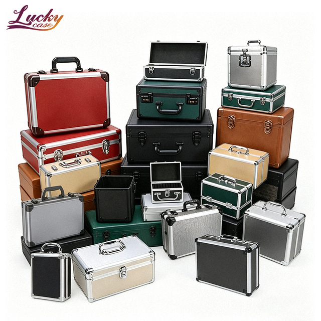 Color Inlay Design Dimension Logo Customizable OEM&ODM Aluminum Equipment case Portable Profession Tool Aluminum Flight case
