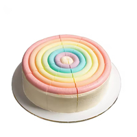 Fabrieksdirecte verkoop Siyu merk chocolademousse cake zoete fruit smaak HACCP ISO HALAL gecertificeerd verjaardag bruiloft desserts