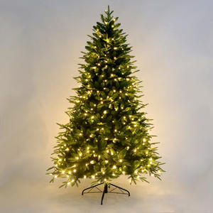 <span class=keywords><strong>Arbre</strong></span> de Noël LED ignifuge écologique de luxe PE + PVC 150cm/180cm décorations d'intérieur - Product Image 2