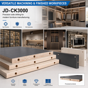 เครื่องเจาะรูข้างตู้ CNC ยี่ห้อ JUNDE ความแม่นยำสูง สำหรับงานไม้และอลูมิเนียม ความเร็วในการเคลื่อนที่ 50 ม./นาที - Product Image 5