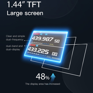 宝峰迷你5R彩色双频双向迷你对讲机2/5瓦运动模拟对讲机电话编程FCC - Product Image 4