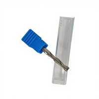 Fraise à bout en carbure monobloc à 2 cannelures en spirale de 3 mm à 12 mm pour la sculpture sur MDF, PVC et la découpe du bois avec revêtement OEM, support pour fraises CNC