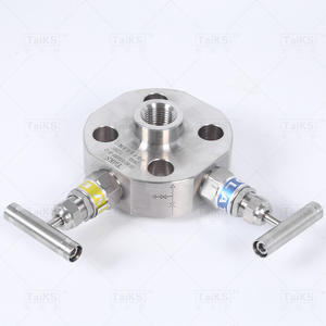 วาล์วสองทางแบบแมนิโฟลด์ สแตนเลส สเตนเลสสตีลชนิดหน้าแปลนเดี่ยว หน้าแปลนแบบโคแคลนาร์ วาล์วนิรภัยสำหรับเครื่องมือ วาล์วระบายแรงดันแบบแยกสองชั้น แมนิโฟลด์วาล์ว - Product Image 5