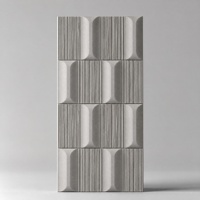 Panneau mural en PU léger 3D géométrique effet pierre, moderne, à lignes facettées, panneau décoratif en mousse, revêtement imperméable pour la maison et la salle de sport