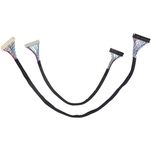 Custom Lvds Lcd Conexão 15 Df14 Terminal Dupont 2.54 Dual 30 Tela Cabo 20p 40p Cable <span class=keywords><strong>Harness</strong></span> - Product Image 4