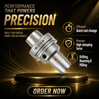 Portaherramientas Hidráulico para Máquina CNC HSK50e HSK63f