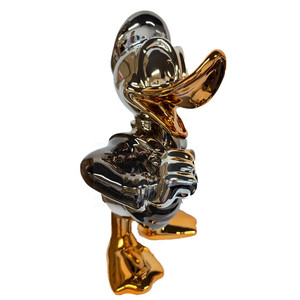40cm grandeur nature Electroplated Scrooge Mcduck Canard Sculpture Noël pour Pop Art pour <span class=keywords><strong>Monopoly</strong></span> Modèle Fibre de Verre Résine Artisanat - Product Image 5