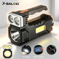 Lampe de camping LED rechargeable multifonctionnelle à haute luminosité, lampe torche, lampe de poche