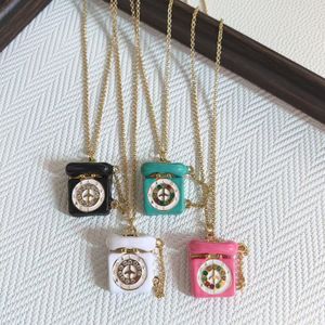 <span class=keywords><strong>Collier</strong></span> pendentif téléphone vintage Ginee - <span class=keywords><strong>Collier</strong></span> mignon pour femme - <span class=keywords><strong>Collier</strong></span> décoratif tendance - Bijou à porter au quotidien - Product Image 1