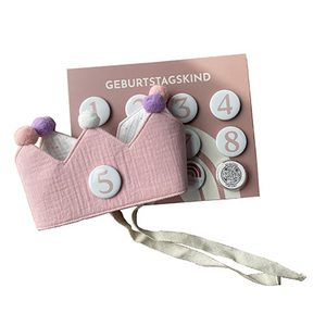Couronne personnalisée pour enfants Beckon, badge de fête, décoration d'anniversaire, chiffres interchangeables de 1 à 10 - Product Image 5