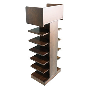 Organizador de estante de exhibición de zapatos de madera para cualquier lugar Muebles para el hogar para sala de estar o salón - Product Image 5