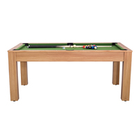 Table de jeu multiple de 7 pieds Table de billard Table de billard Billard avec table à manger