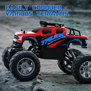 Camion monstre tout-terrain RC 1/16 JJRC Q178 2,4 GHz 4x4, voiture d'escalade RC intelligente tout-terrain avec phares LED, jouets et cadeaux - Product Image 5