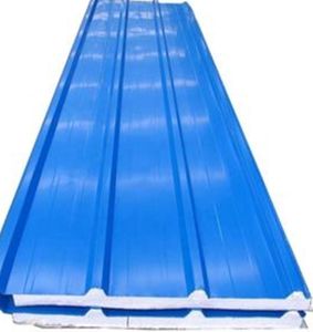 Panneau <span class=keywords><strong>de</strong></span> toit mural préfabriqué en acier <span class=keywords><strong>l</strong></span>éger Panneau sandwich ignifuge à <span class=keywords><strong>isolation</strong></span> <span class=keywords><strong>thermique</strong></span> avec noyau en PU Avantage PIR pour ateliers - Product Image 5