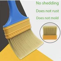 Pinceaux de peinture industriels Shenzhou DIY Grade, manche triangulaire, poils en nylon plastique, personnalisables OEM, garantie 3 mois