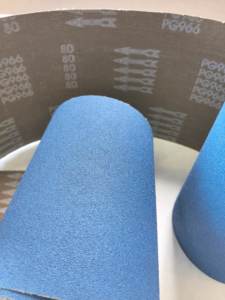 Rotolo di tessuto abrasivo duro in ceramica blu a grana Y-wt, rotolo di tessuto abrasivo in smeriglio - Product Image 2