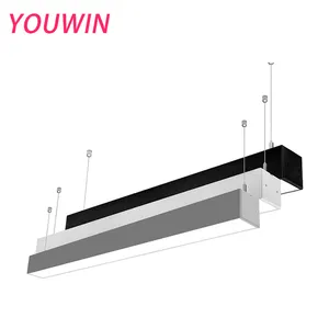 Indoor-Leuchter-Warenlampe 2,4 M 8 Fuß Led-Stift-Linearlicht 20 W 40 W 60 W 80 W PC Aluminium 180 cm Led-Stiftlicht