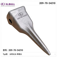 Dente per Benna Escavatore PC650TL 209-70-54210 - Forgiatura e Produzione di Componenti per Escavatori Pesanti