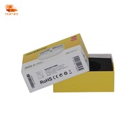 Coffrets cadeaux électroniques en carton avec couverture ciel et terre conçus sur mesure Impression gaufrée UV avantage pour l'emballage des écouteurs