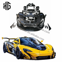 P1 GTR Kit de carrosserie en Fiber de carbone pour Mclaren P1 Facelift Upgrade GTR Style Pare-chocs de voiture Aileron arrière Jupes latérales Kit de carrosserie automatique