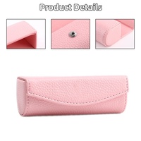 Mini étui de voyage en cuir PU personnalisé organisateur de charmes baume à lèvres porte-baume à lèvres parfum boîte à cosmétiques pour rouge à lèvres