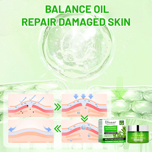 Crema viso personalizzata al rosmarino e Centella Niacinamide illumina macchie scure segni dell'<span class=keywords><strong>acne</strong></span> per la riparazione della pelle idratante crema per il viso - Product Image 4