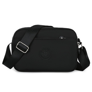 Sac à dos/bandoulière imperméable en nylon Oxford pour femme, fermeture éclair, style littéraire et artistique national, idéal pour l'hiver - Product Image 5