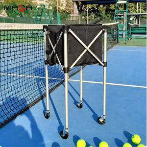 Keranjang bola tenis lipat, peralatan latihan tenis mobil penyimpan bola tenis - Product Image 6
