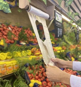 Biodegradable T-Shirt Bag on Roll Eco-Friendly <b>Shopping</b> Carry Bags for Supermarket Grocery - Product Image 4