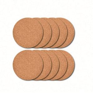Custom Logo Wood <b>Coasters</b>-round & Square Heat-Resistant Drink Pads for <b>Ceramics</b> Eco-Friendly UV Printed Minimalist Tableware - Product Image 2