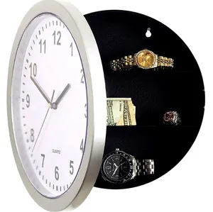 Wall Clock Secret Hidden Storage Diversion Safe Secret Compartment Stash Container Box for Money Jewelry Storage