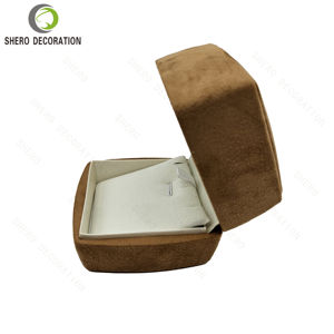 Boîte à bijoux de luxe en daim de qualité supérieure pour bagues, bracelets, pendentifs, boucles d'oreilles, colliers, emballage de bijoux - Product Image 3