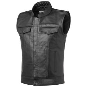 Gilet de Moto en Cuir Carburo Cruise Noir XXL - Product Image 1