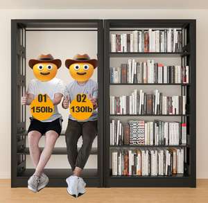 Libreria Moderna <span class=keywords><strong>in</strong></span> <span class=keywords><strong>Metallo</strong></span> Personalizzata Outstar per Casa e Studio, Grande Scaffale Bestseller dalla Cina - Product Image 2