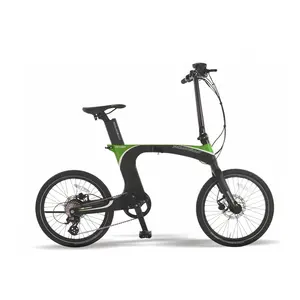 אור וחזק חשמלי אופני מגנזיום מסגרת 36v 250w מתקפל חשמלי אופניים Mg סגסוגת 20 אינץ אופניים מתקפלים