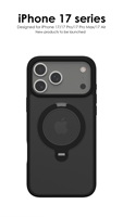 Funda trasera para iPhone 17 Pro Max con soporte de rotación de 360 grados para iPhone 16 pro Max