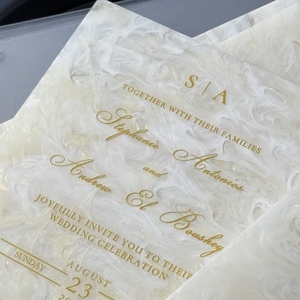 Custom Vanilla Printing Professional Simple Luxury Classic Modern Elegant Stylish Acrylic Rectangle Wedding Decor Indoor/Outdoor - Product Image 3